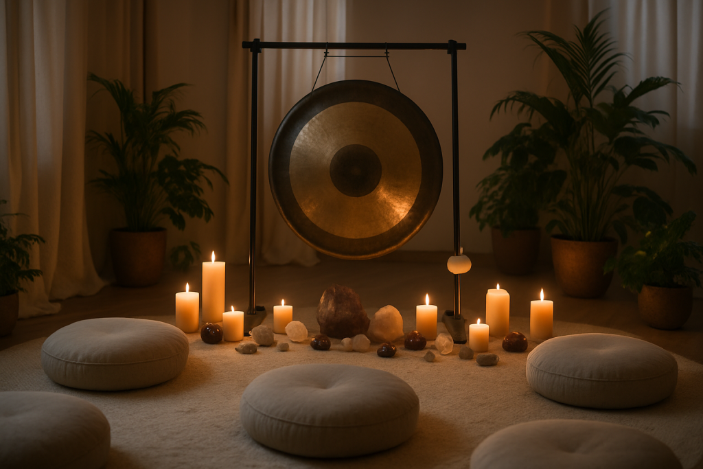 découvrez le gong bath, une expérience unique de méditation sonore qui vous plonge dans une relaxation profonde. laissez-vous envelopper par les vibrations apaisantes des gongs et retrouvez sérénité et harmonie intérieure.