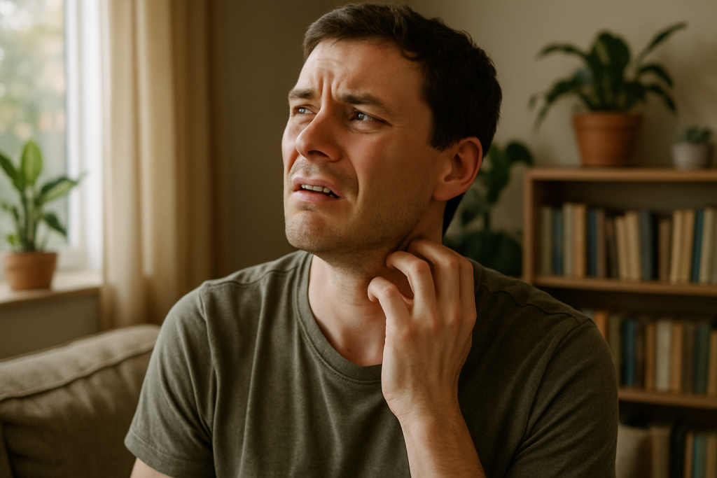 découvrez les causes possibles d'un cou qui gratte et ce que cela peut signifier pour votre santé. apprenez à identifier les symptômes et à trouver des solutions pour apaiser votre inconfort.