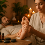 découvrez les secrets de la réflexologie plantaire, une pratique ancestrale qui favorise le bien-être et l'équilibre intérieur. apprenez comment cette méthode naturelle stimule les zones réflexes de vos pieds pour soulager le stress et améliorer votre santé globale. plongez dans cet univers relaxant et révélez tous les bienfaits que la réflexologie peut vous offrir.