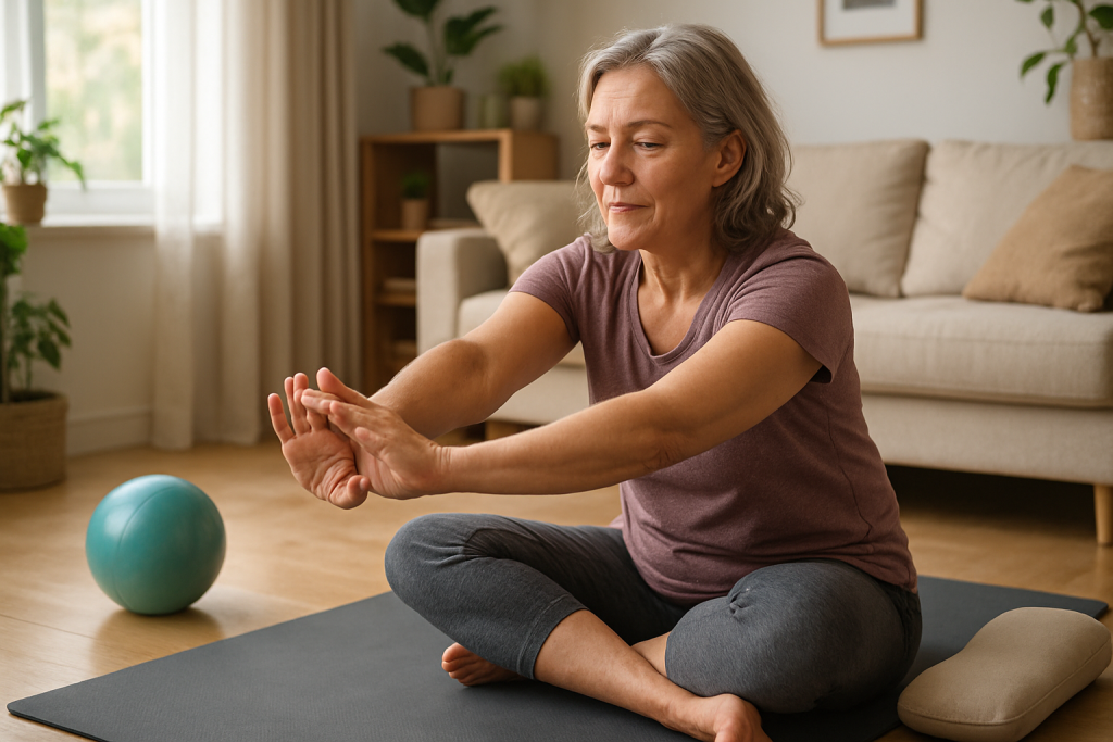 découvrez des exercices simples et efficaces à pratiquer chez vous pour soulager les douleurs liées à l'arthrose et améliorer votre mobilité au quotidien.