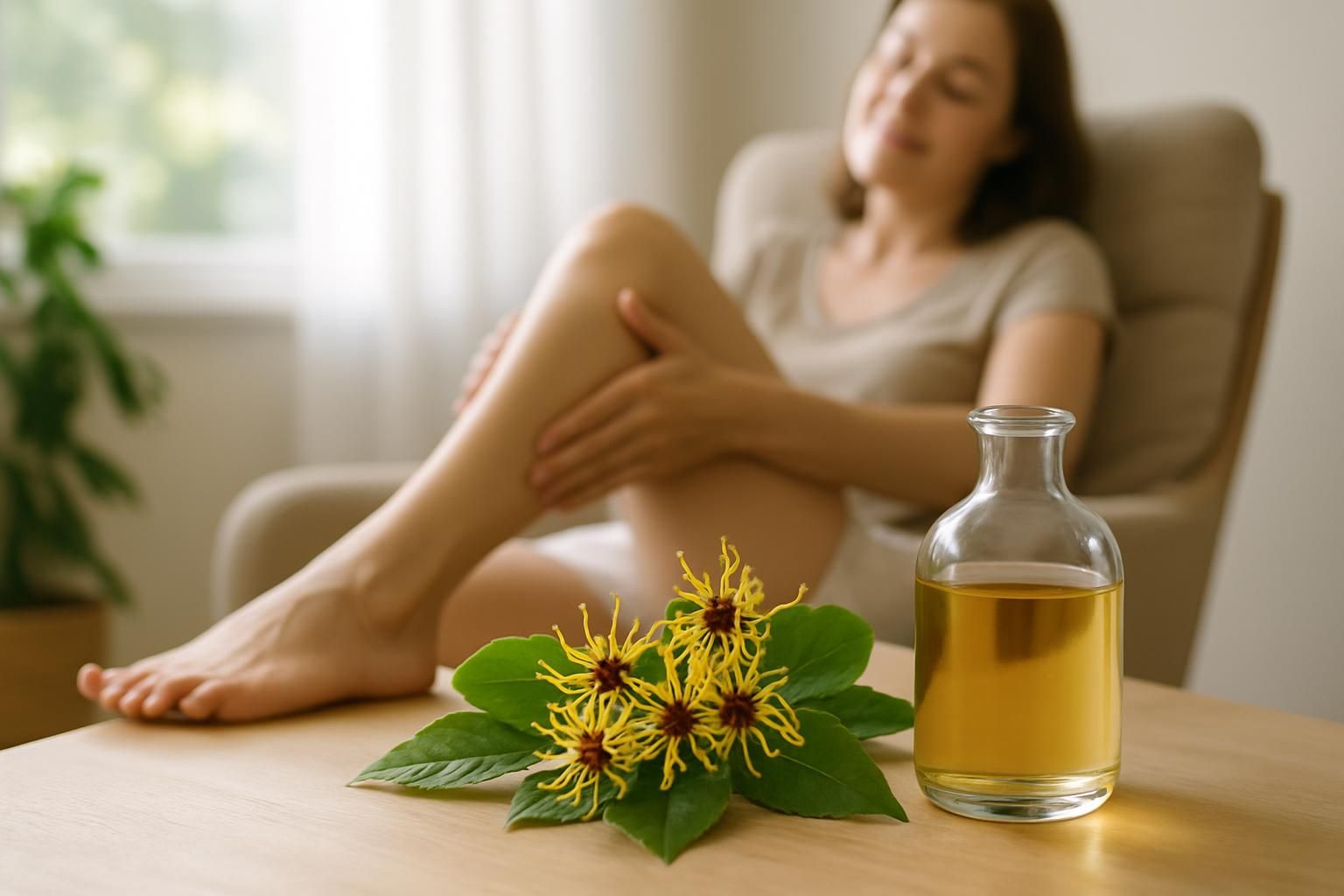 Hamamélis : le secret naturel pour soulager les jambes lourdes