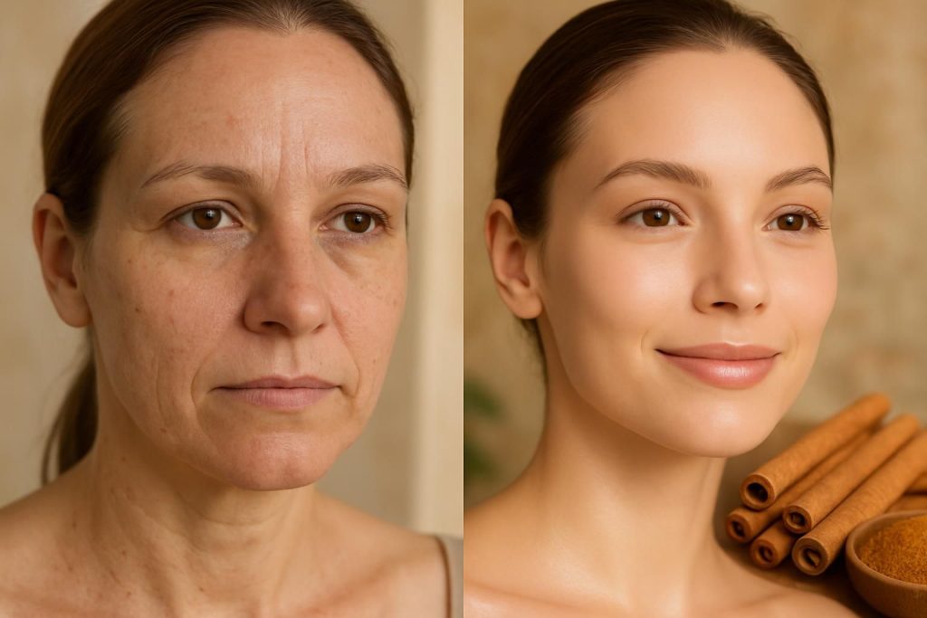 découvrez comment la cannelle peut transformer votre peau en combattant l'acné, ravivant un teint terne et réduisant les rides pour un éclat naturel et une peau sublimée.